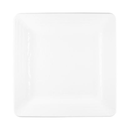 Melamine Square Pebble Plate - White
