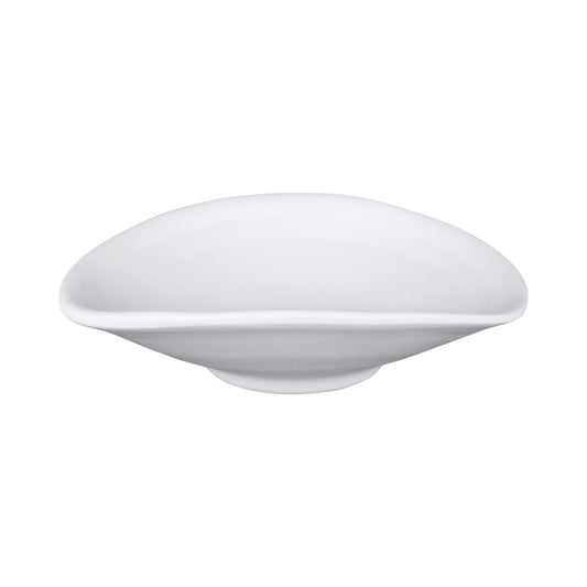 Melamine Oval Plate - White