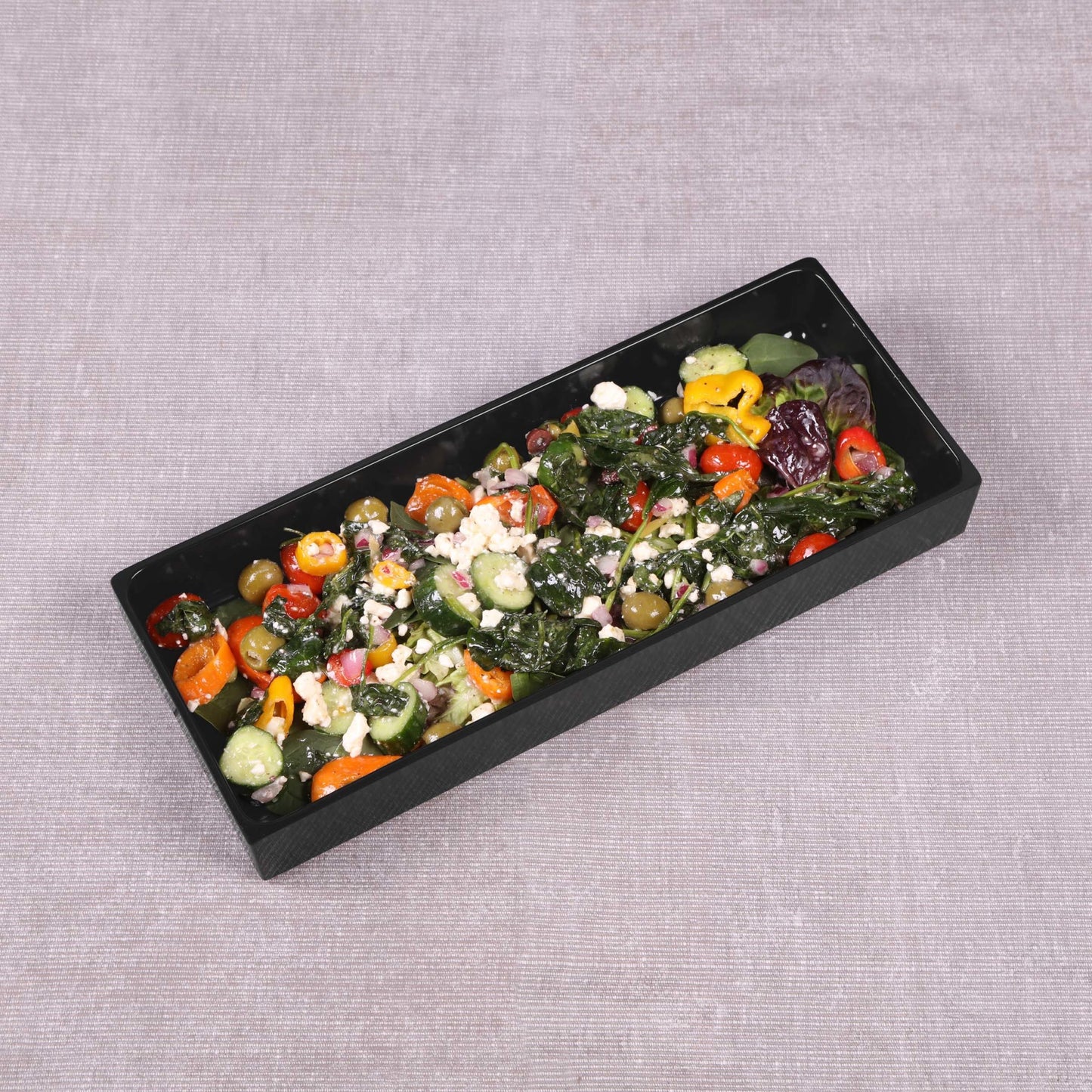 Melamine Rectangular Bin - Black