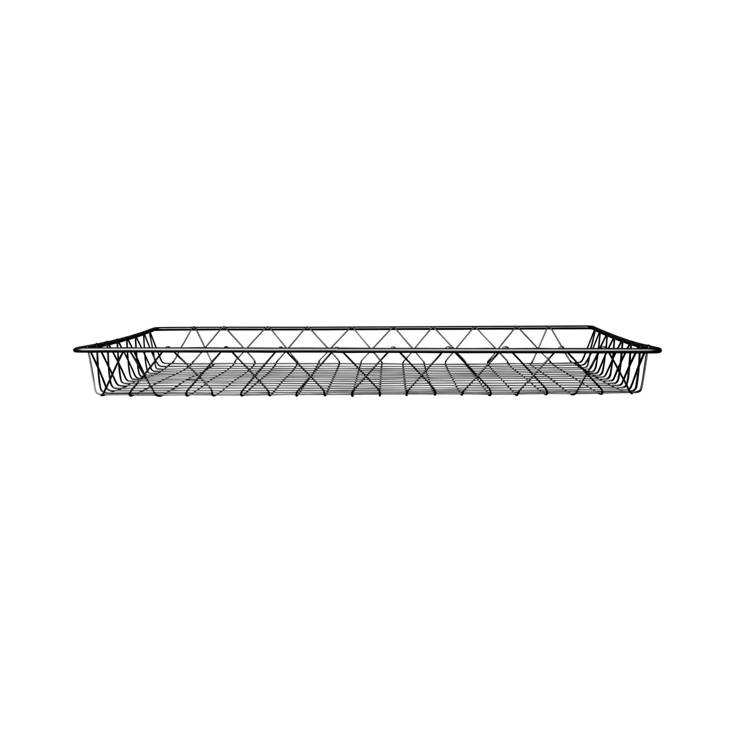 Metal Rectangular Wire Basket - Gunmetal Grey