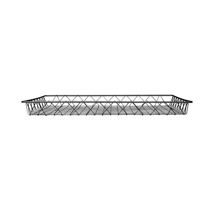 Metal Rectangular Wire Basket - Gunmetal Grey