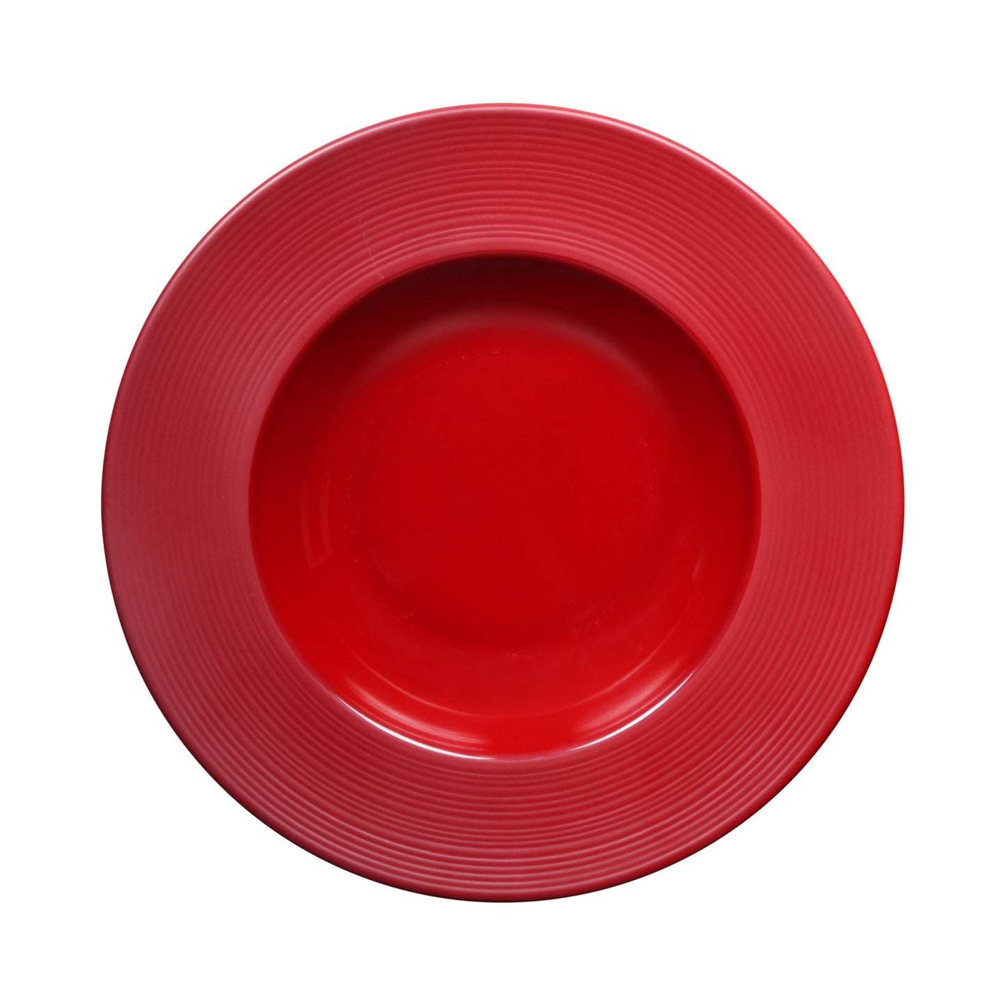 Melamine Round Past/Soup Bowl - Red Glaze