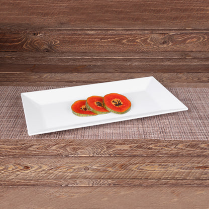 Melamine Rectangular Platter - White