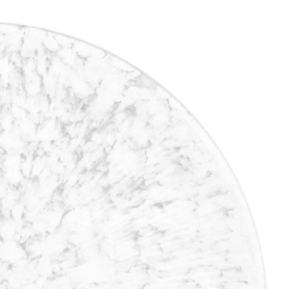 Melamine Round Plate - Gray Marble