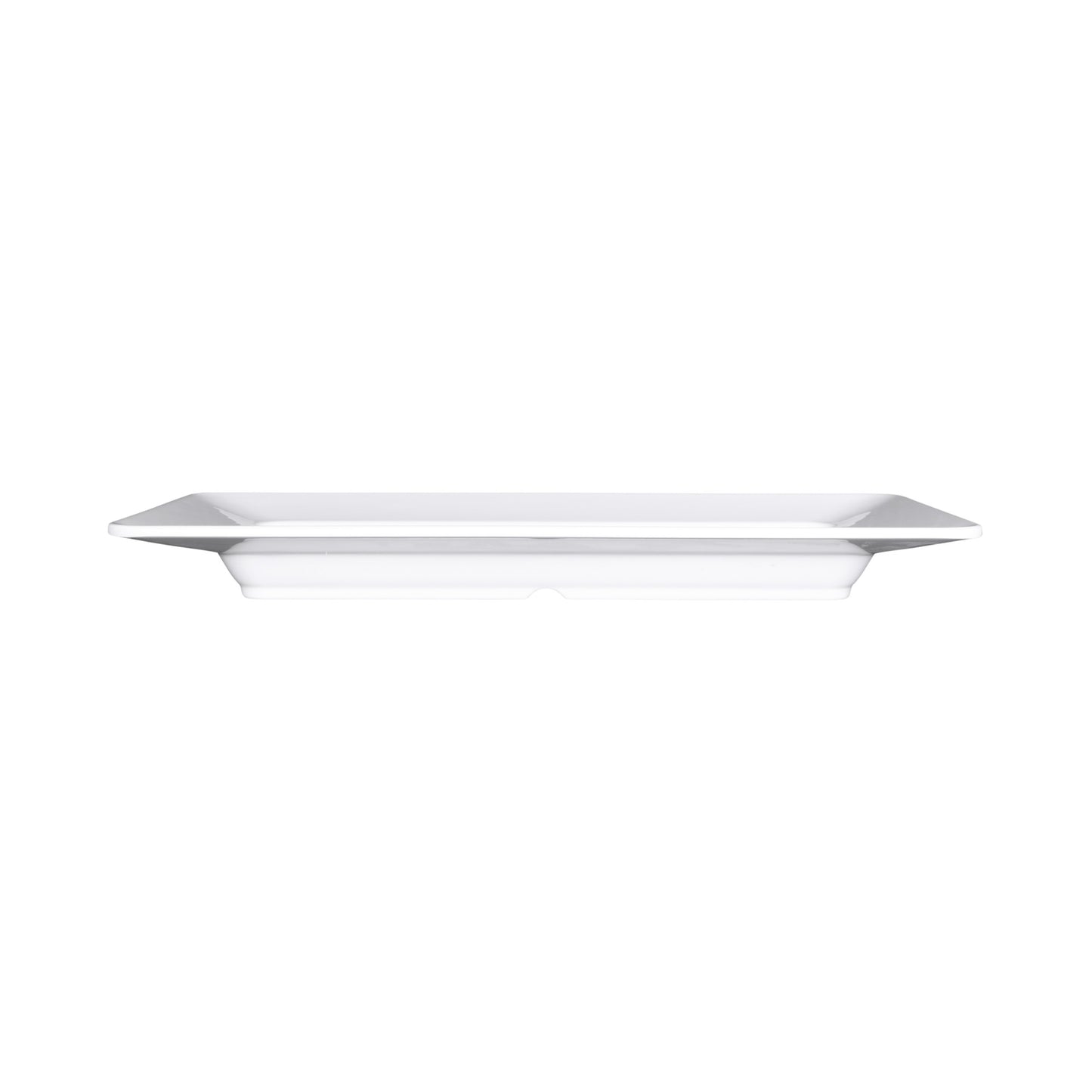 Melamine Rectangular Plate - White