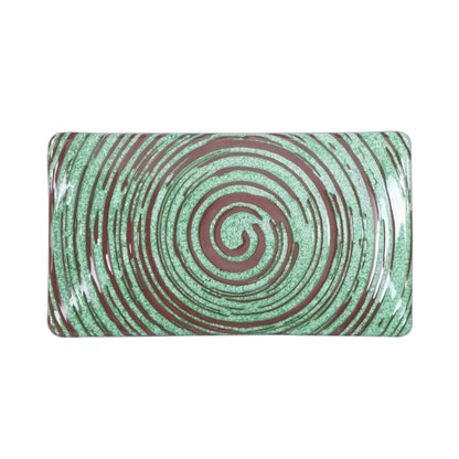 Melamine Rectangular Plate - Stardust Green