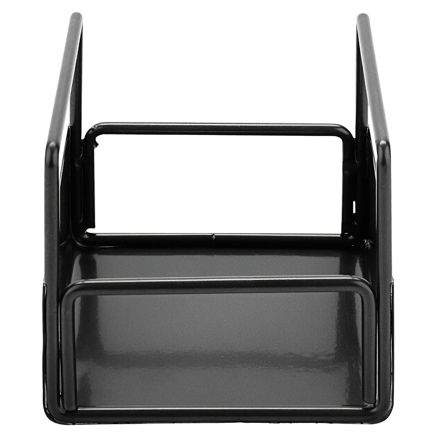 Metal & Wire Single Condiment Stand designed to hold 1- 4" x 4" x 4" Condiment Bowl ,Gun Metal Grey 4 1/2" x 4 1/2" x 4"