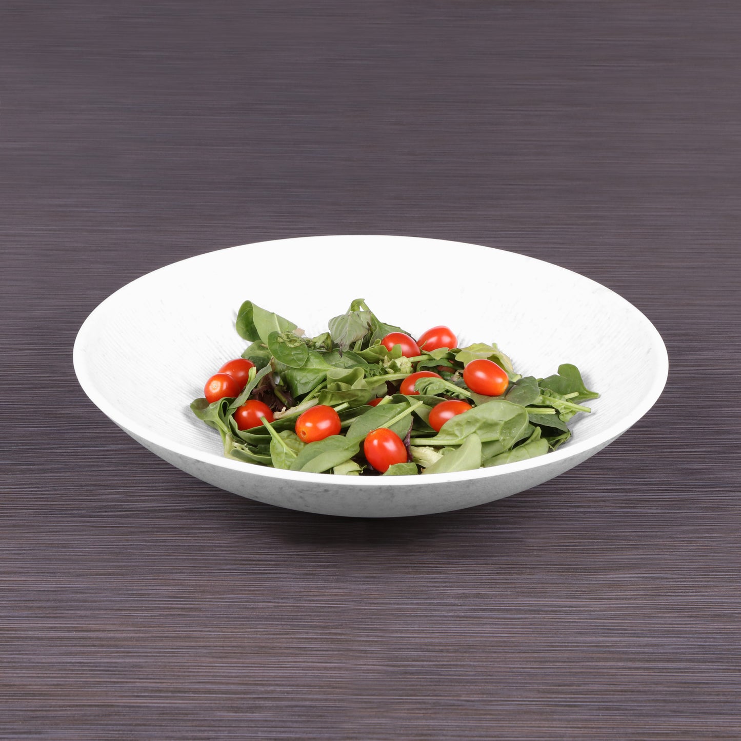 Melamine Round Bowl - Gray Marble