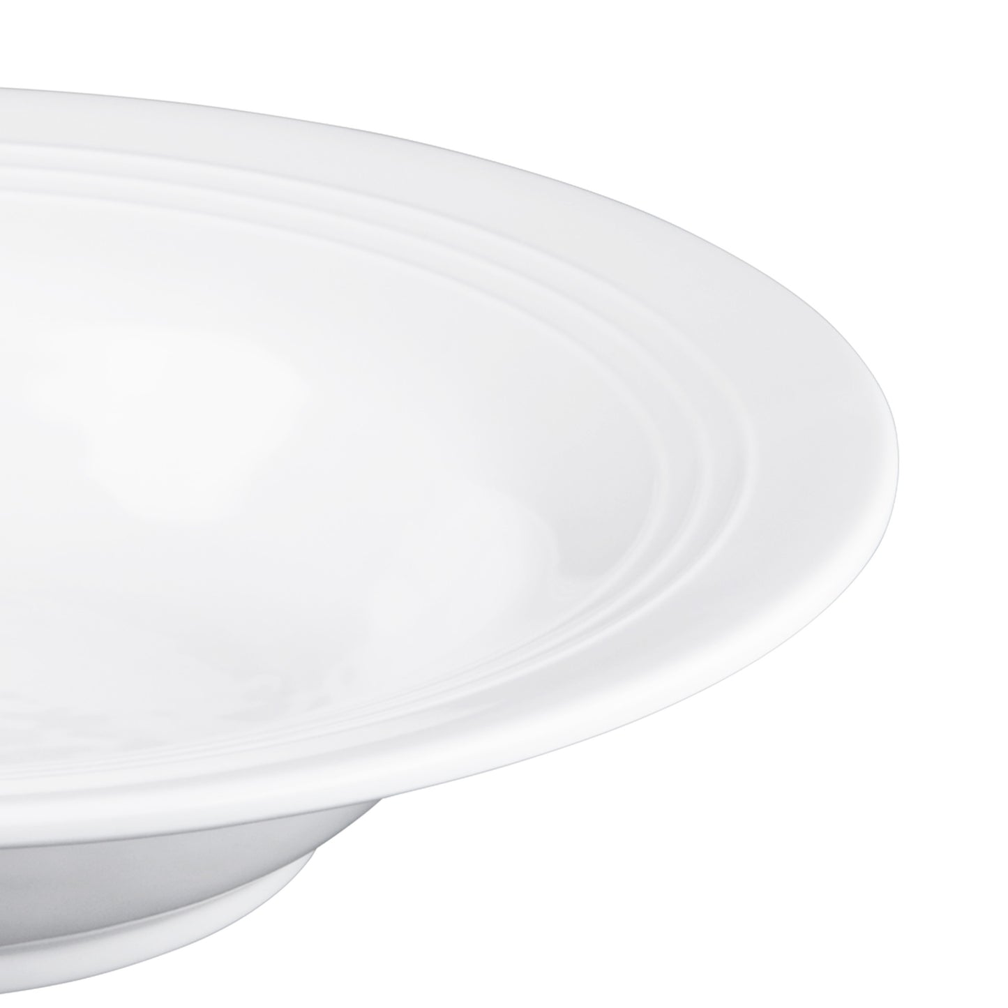 Melamine Round Bowl - White Gloss