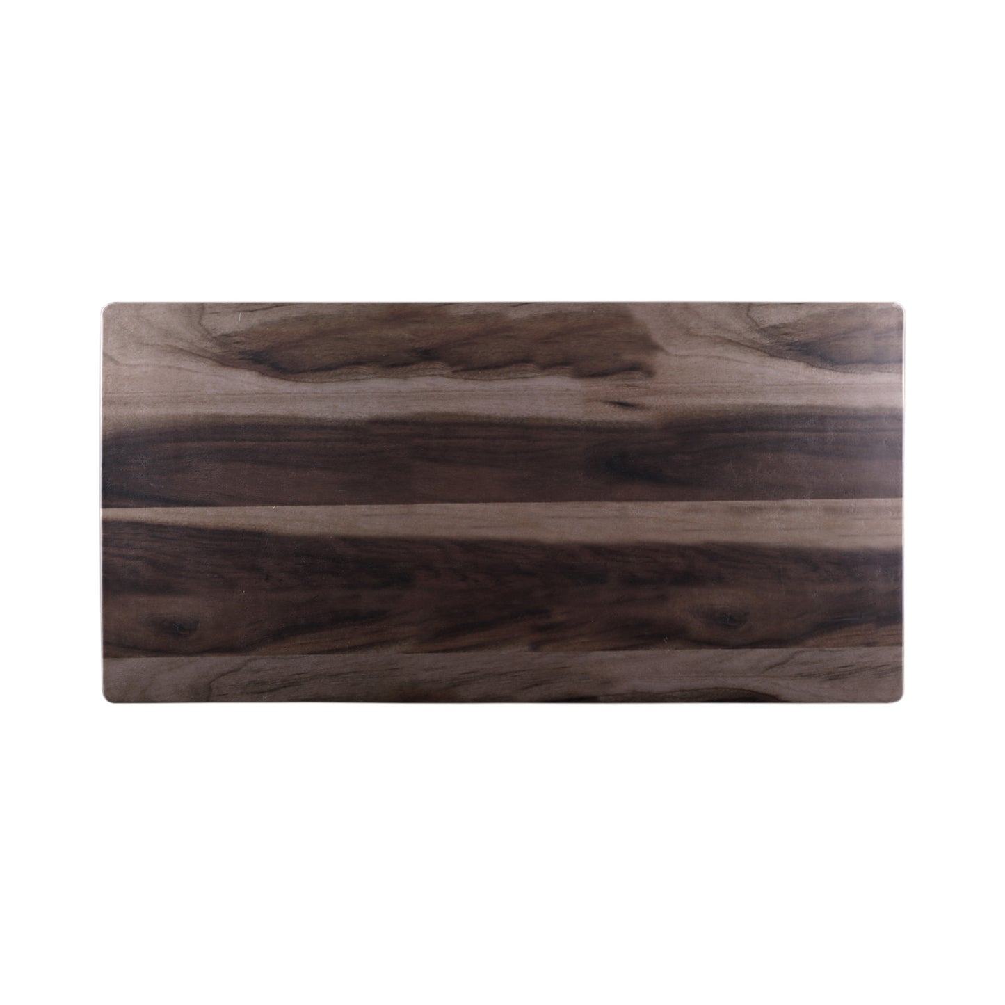 Melamine Rectangular Faux Wood - Hickory Wood