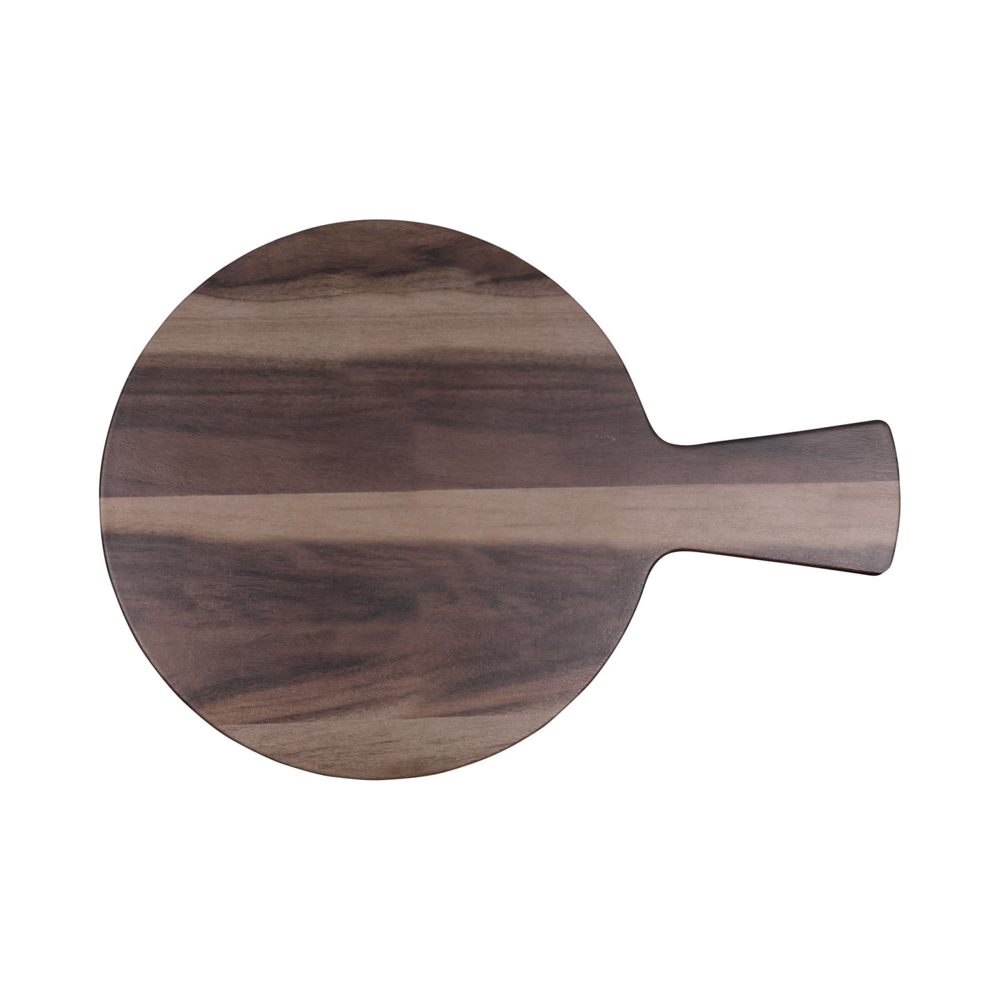 Melamine Round Serving Board - Bamboo