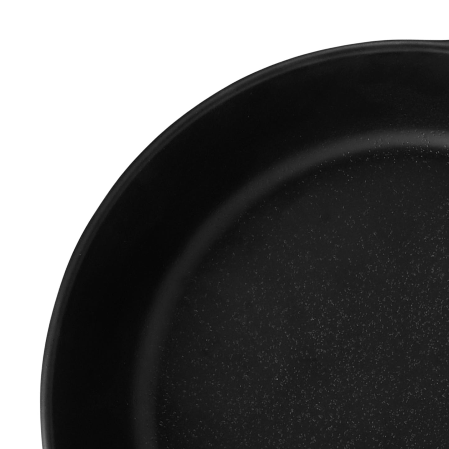 Melamine Faux Cast Iron Fry Pan - Black