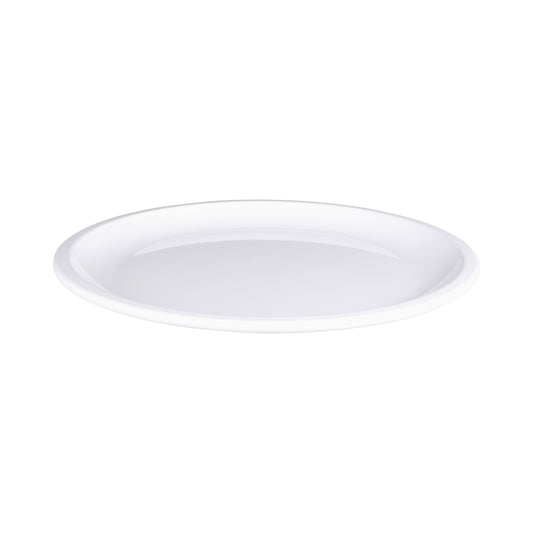 Melamine Round Coupe Platter - White