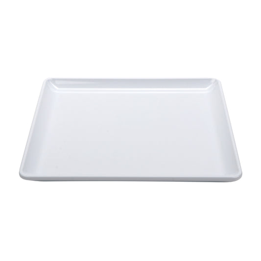 6" Melamine, White, Square Coupe Side Dish/Bread Plate, G.E.T. Midtown (12 Pack)