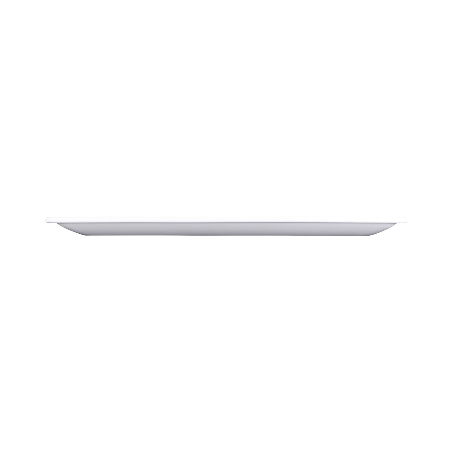 Melamine Rectangular Coupe Platter - White