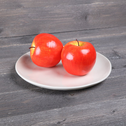 Melamine Round Plate - Cream Glaze
