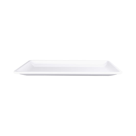 Melamine Rectangular Serving Platter - White