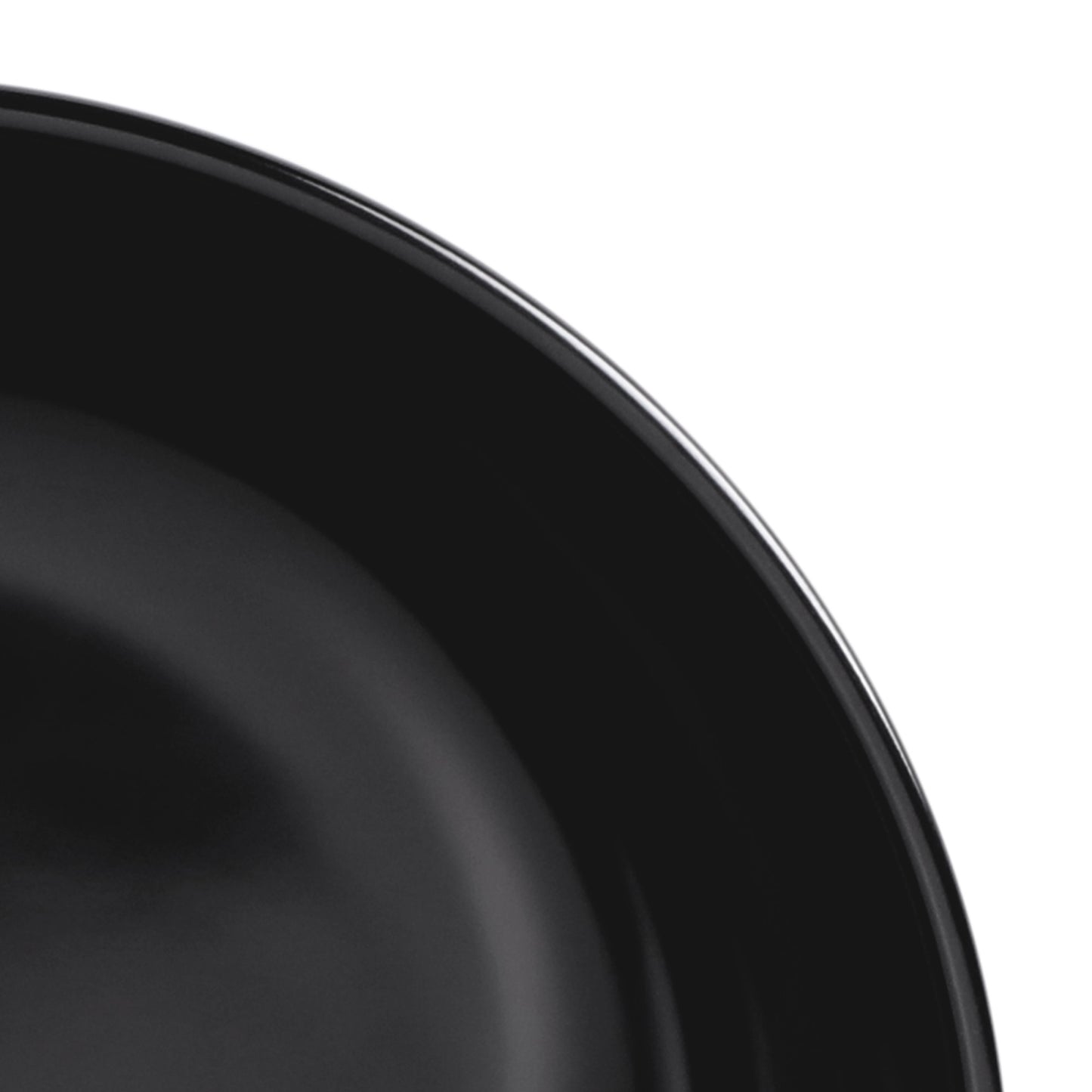 Melamine Round Bowl - Black