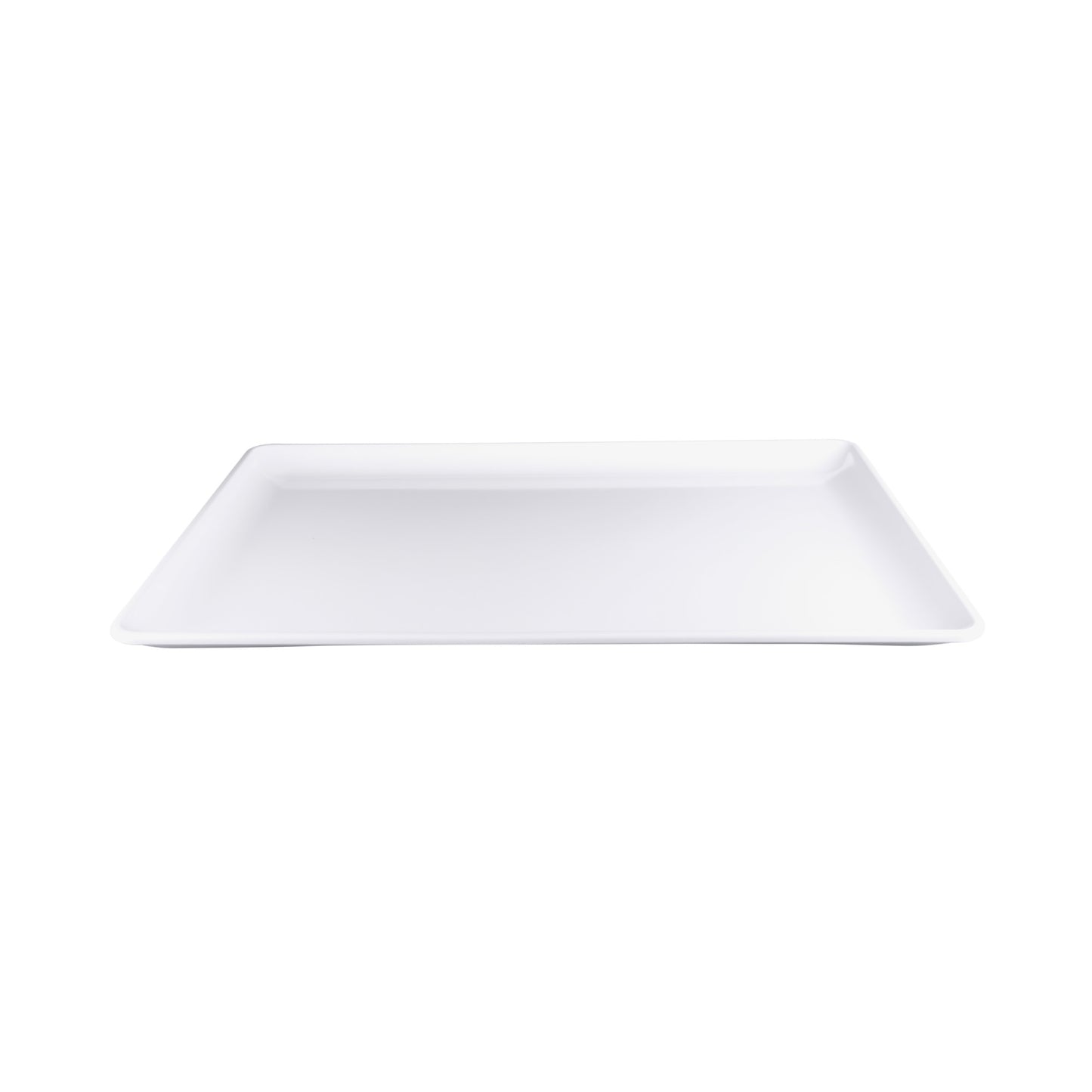 Melamine Rectangular Tray - White