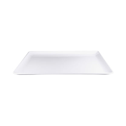 Melamine Rectangular Tray - White