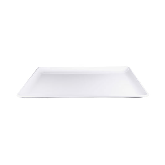 Melamine Rectangular Tray - White