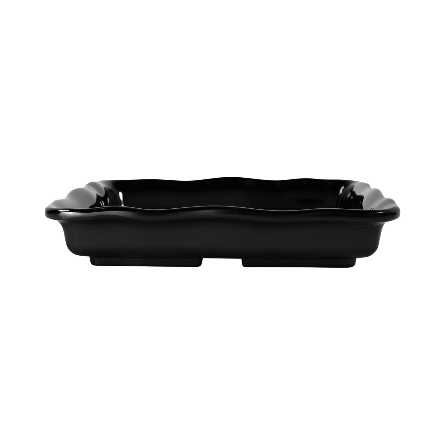 Melamine Square Organic Tray - Black