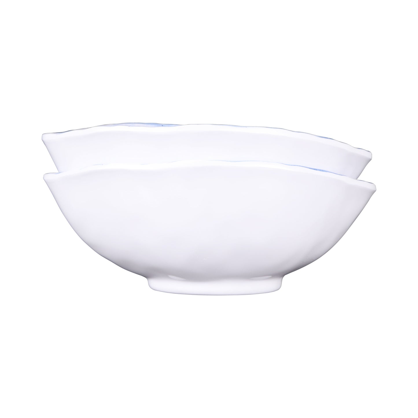 Melamine Oval Bowl - Navy Design