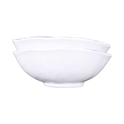 Melamine Oval Bowl - Navy Design