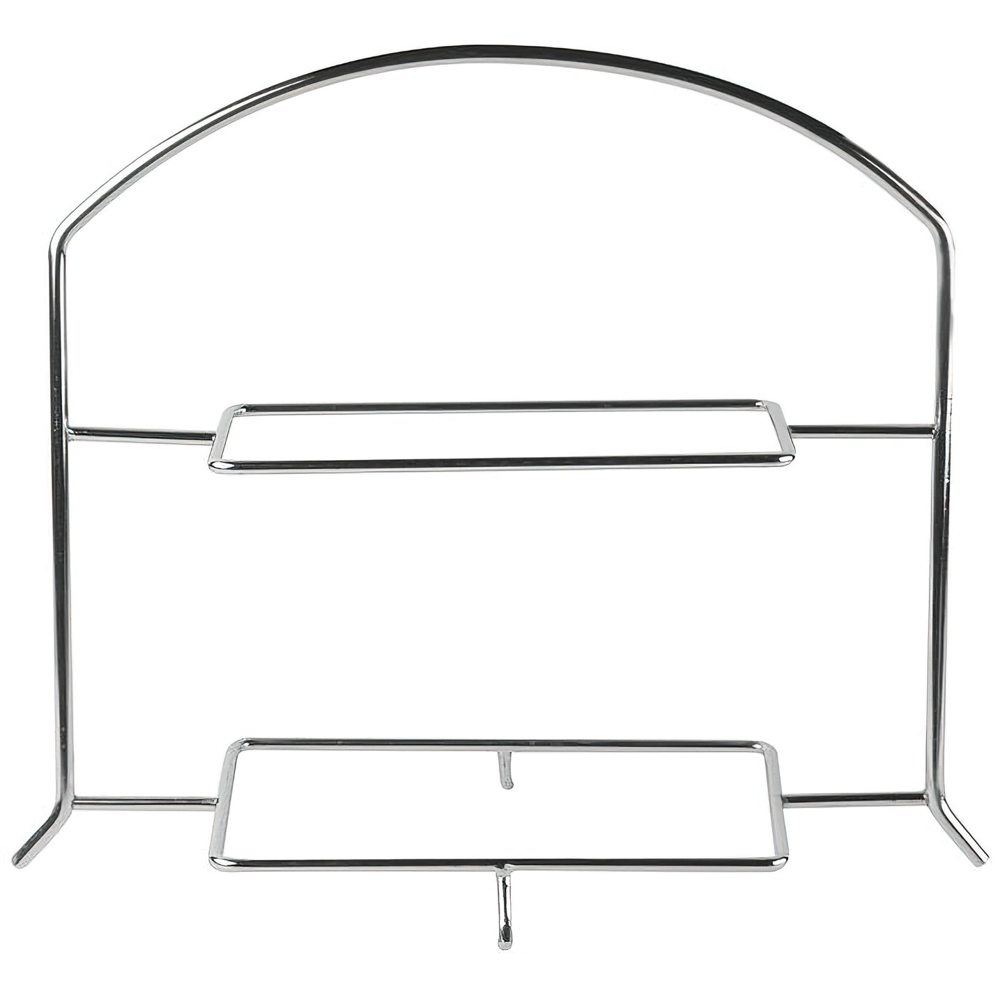 15" x 6" Chrome 2-Tier Table Riser, 13.5", tall (fits CD-11