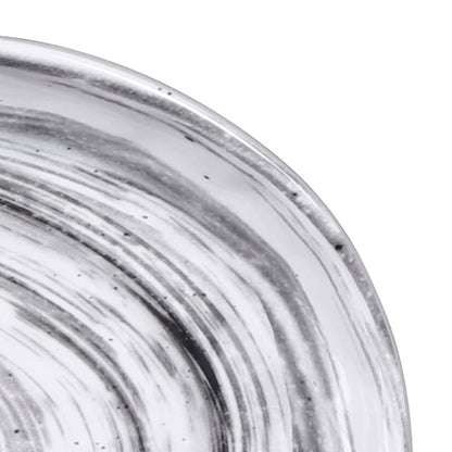 Melamine Deep Oval Plate - Black Design