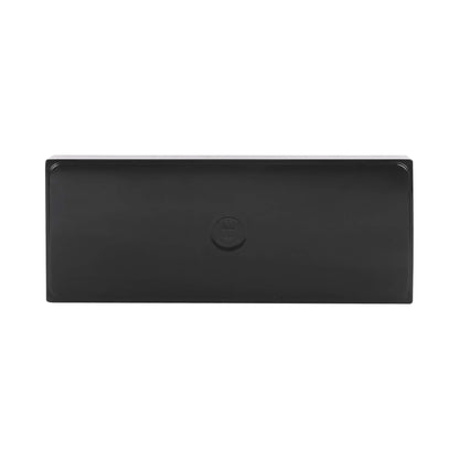 Melamine Rectangular Bin - Black