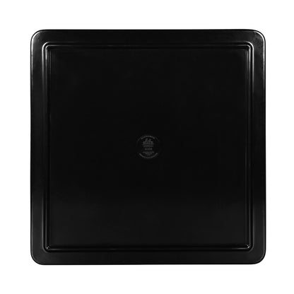 Melamine Square Serving Board - Black, Horizon Marble