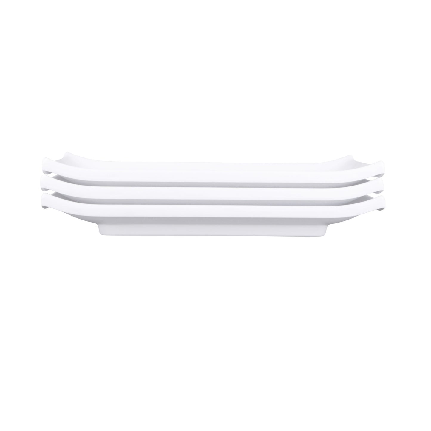 Melamine Rectangular Tray - White
