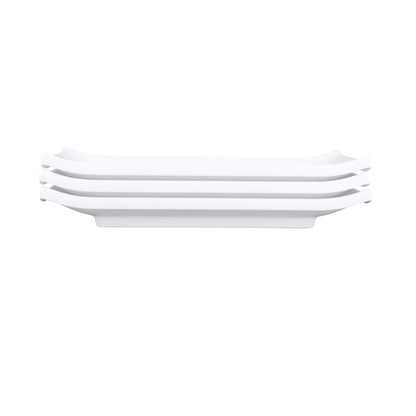 Melamine Rectangular Tray - White