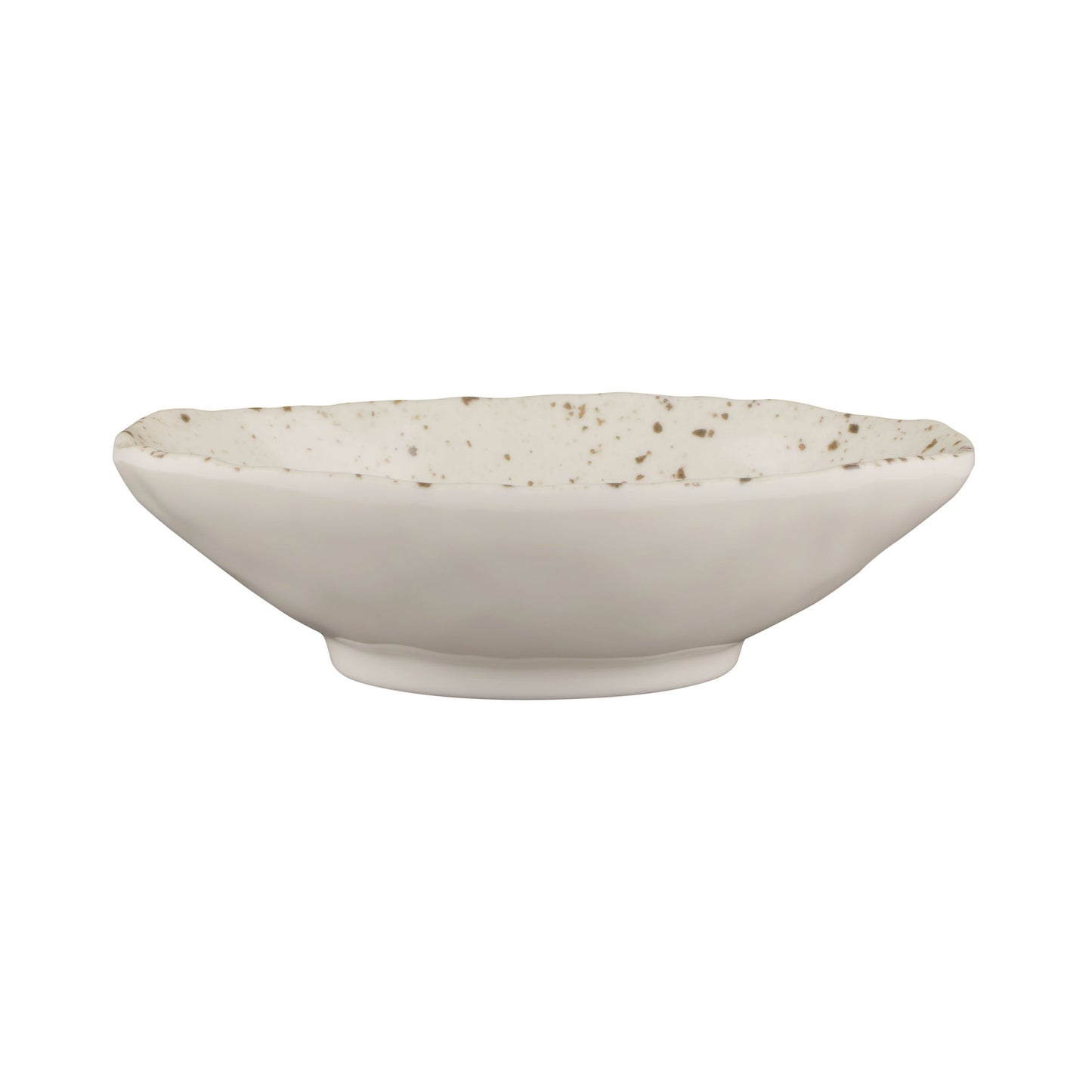 Melamine Oval Bowl - Chocolate Chip