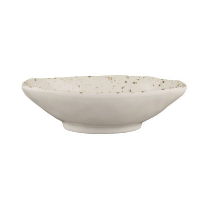 Melamine Oval Bowl - Chocolate Chip