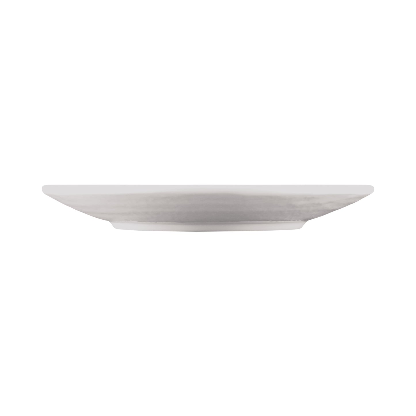 Melamine Round Pebble Plate - White