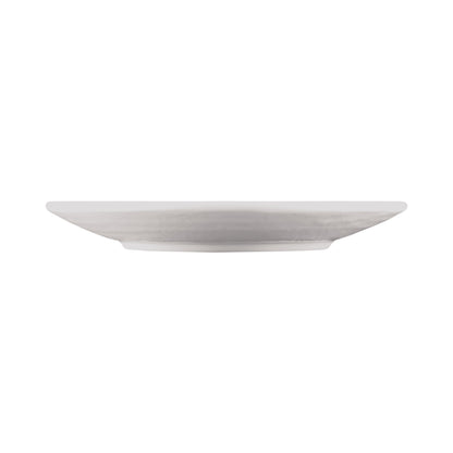 Melamine Round Pebble Plate - White