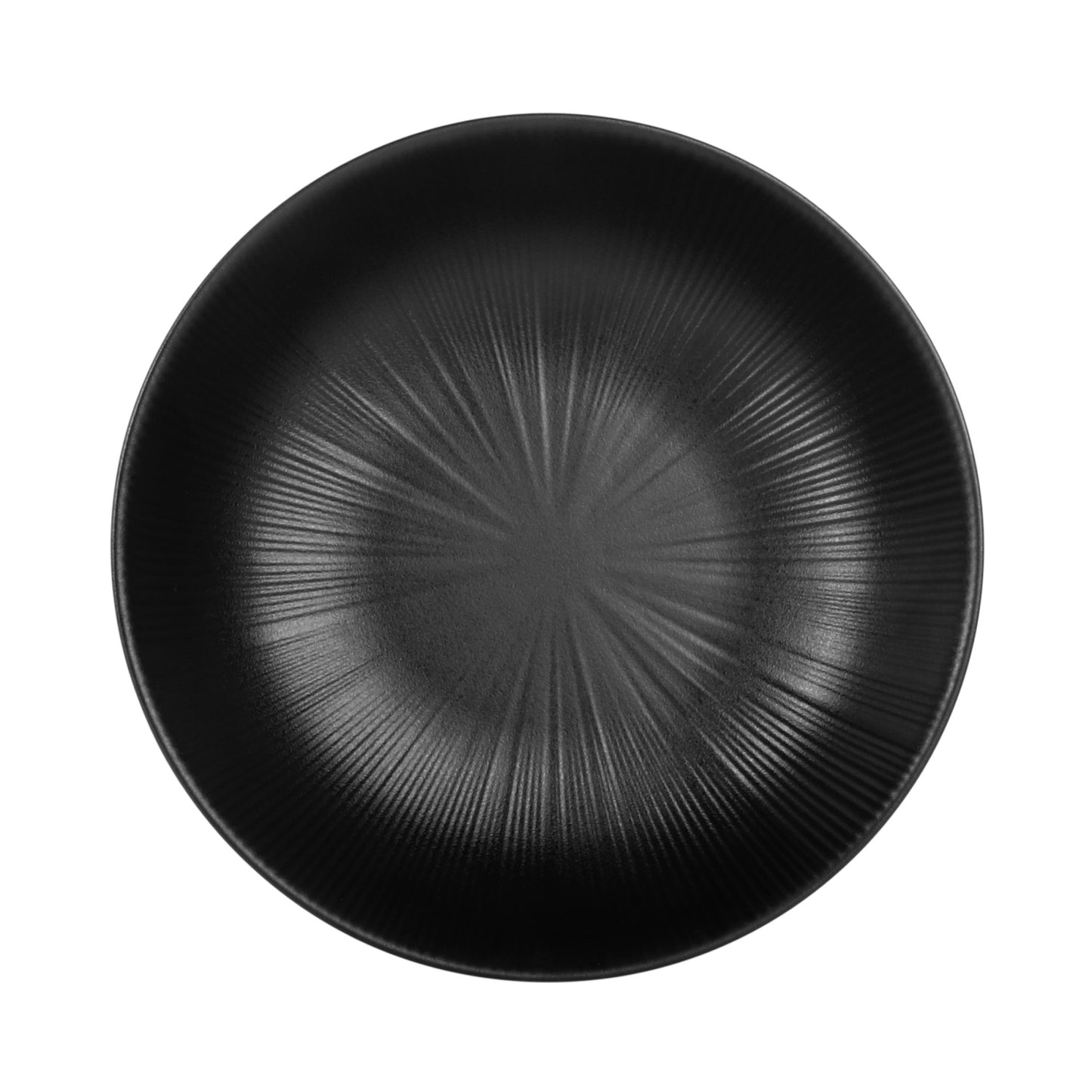 Melamine Round Bowl - Black