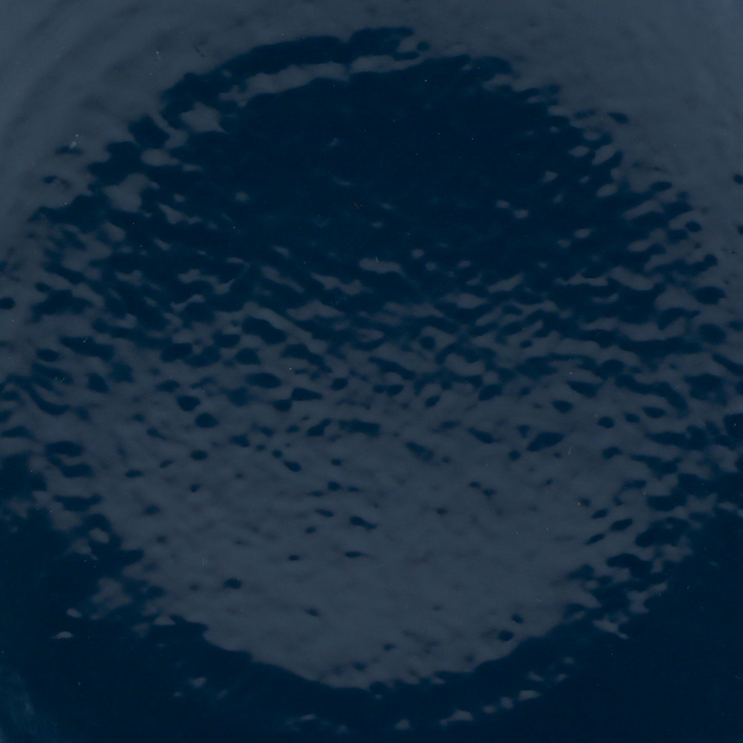 Melamine Round Pebble Plate - Lapis
