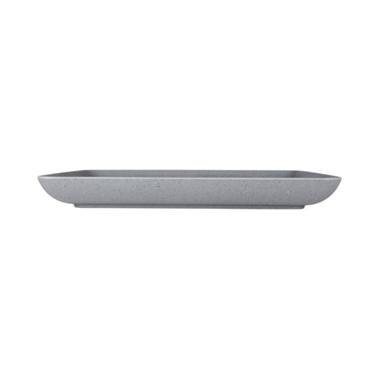 Melamine Rectangular Platter - Granite Stone
