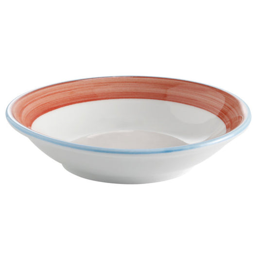10 oz. Coral Porcelain Grapefruit Bowl, 6 1/2" Dia., Corona Calypso (12 Pack)