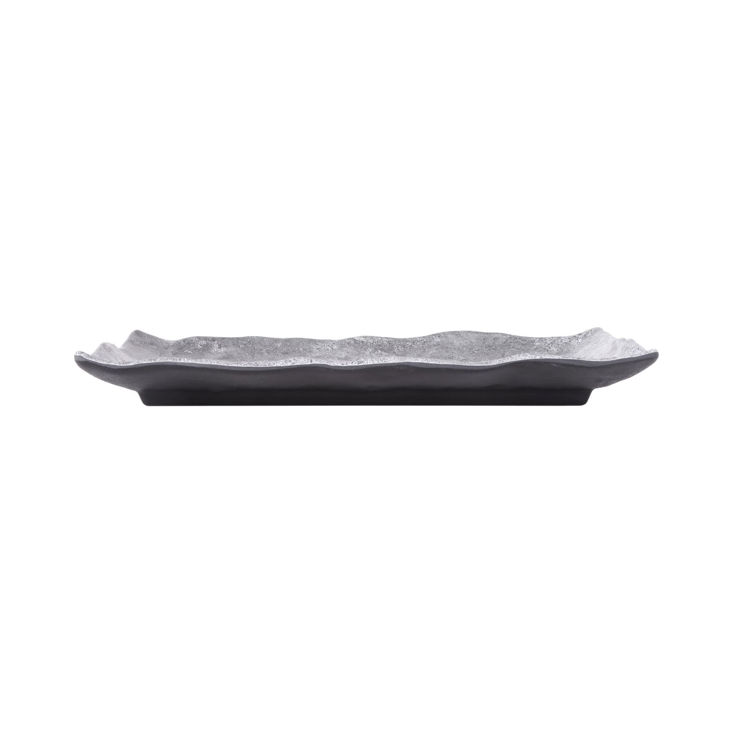 Melamine Rectangular Plate - Coal