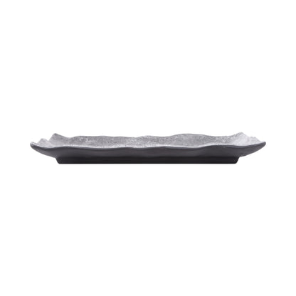 Melamine Rectangular Plate - Coal