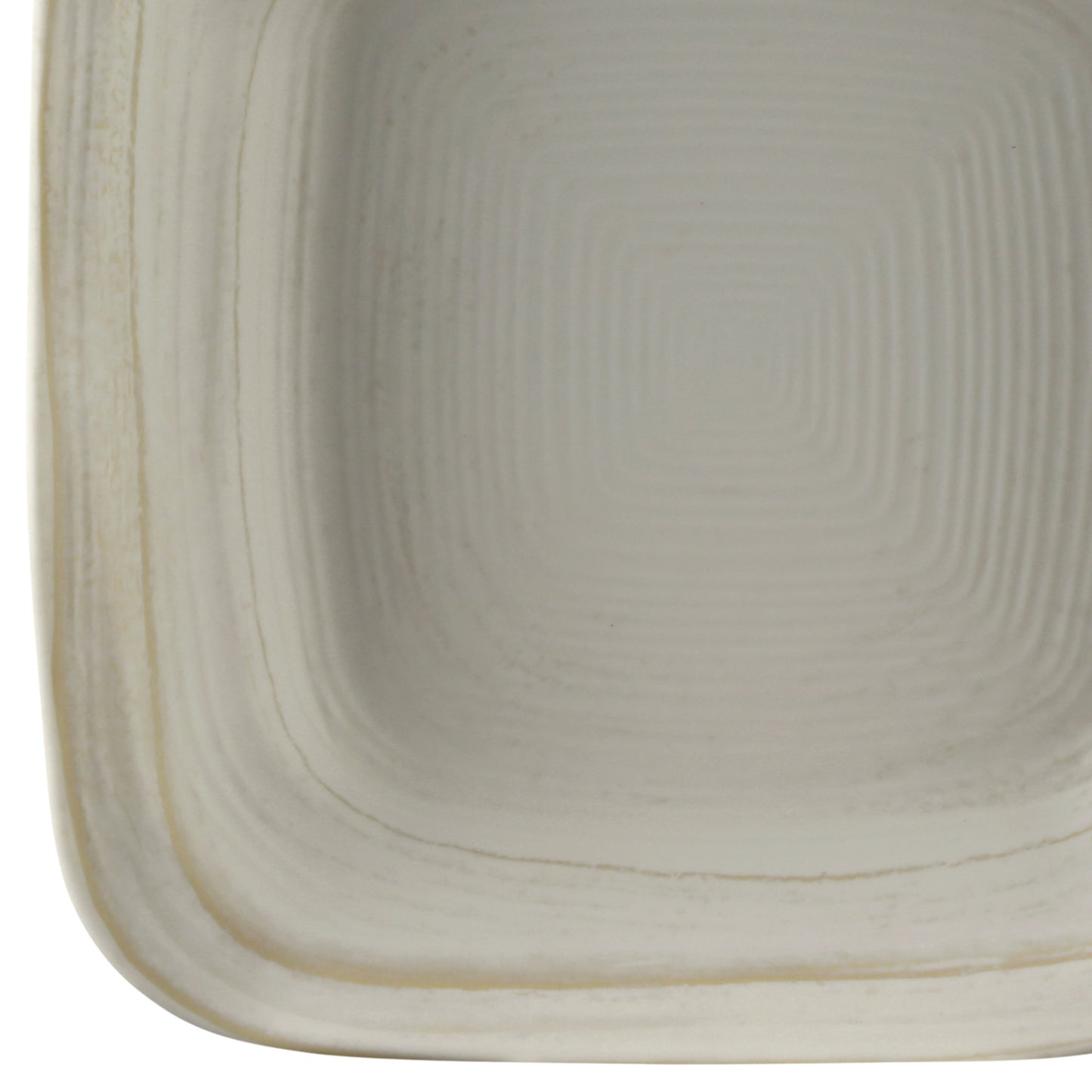 Melamine Irregular Square Bowl - Off White Design