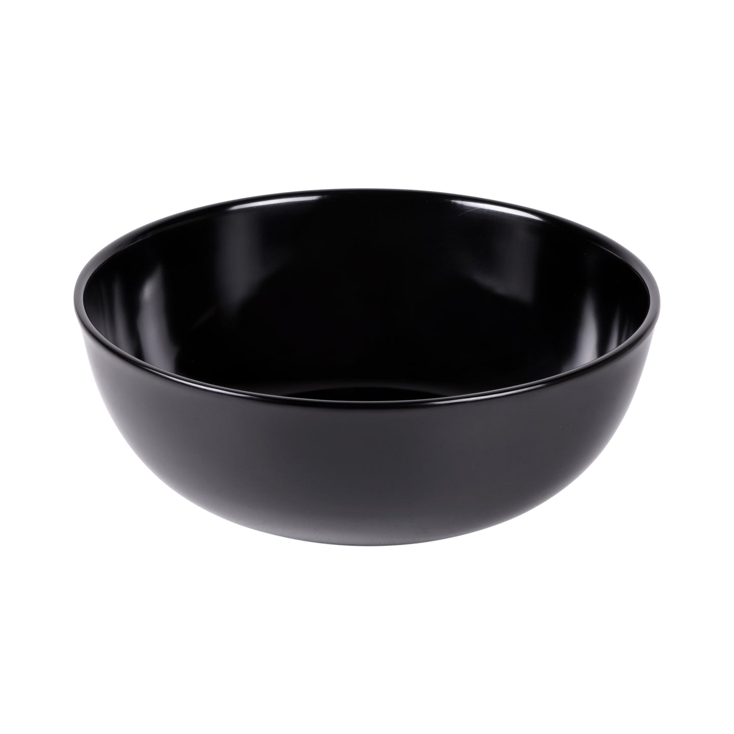 Melamine Round Bowl - Black