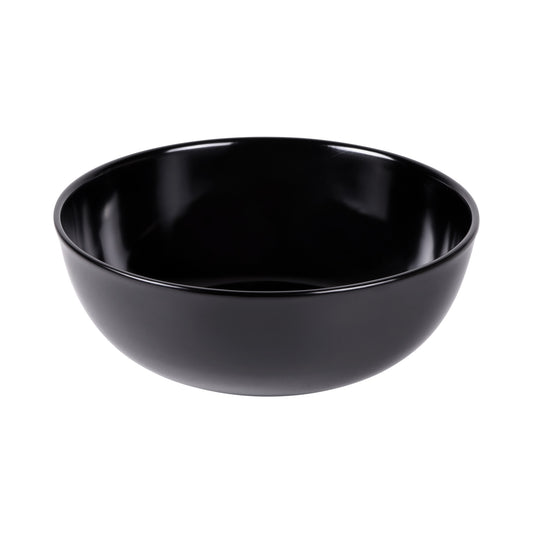 Melamine Round Bowl - Black