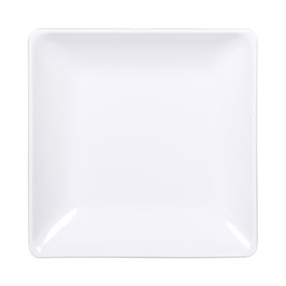 Melamine Square Plate - White
