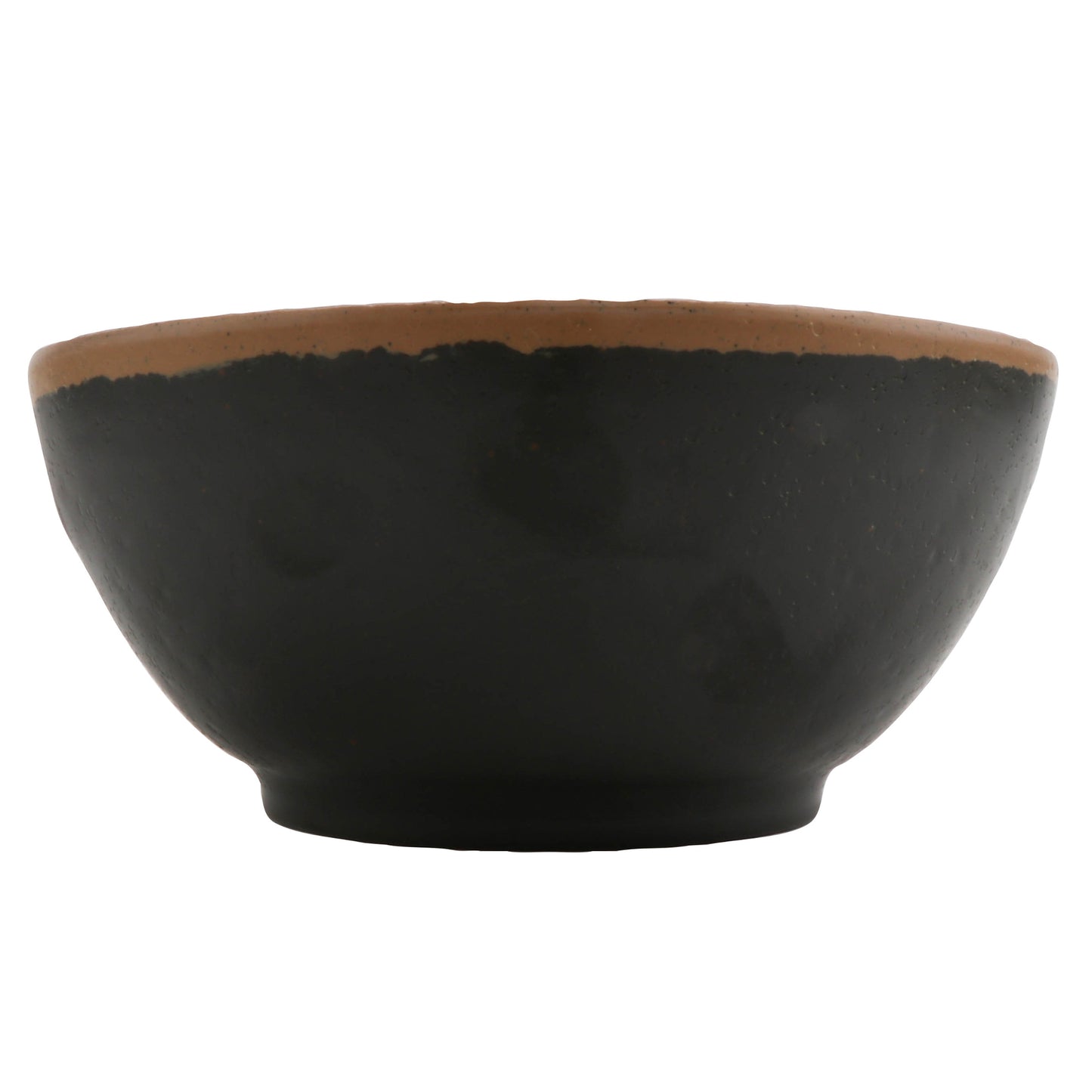 20 oz. Brown, Melamine, Round Entree Bowl, (28 oz. rim-full), 6.25" Top Dia., 2.25" Deep, G.E.T. Pottery Market Glazed (12 Pack)