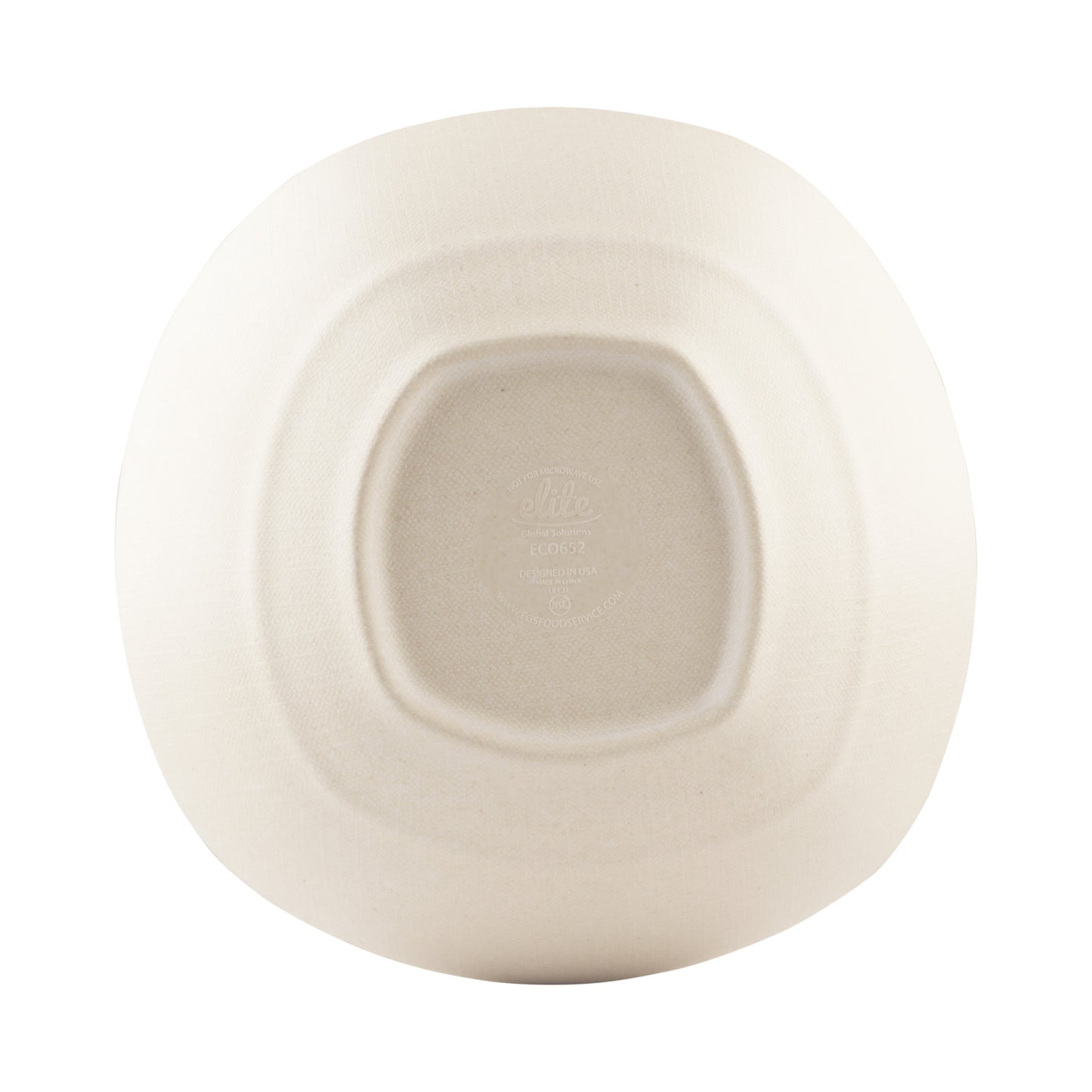 Melamine Irregular Bowl - Papyrus